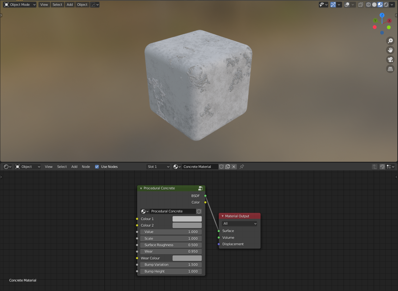 Procedural Concrete Shader preview image 4